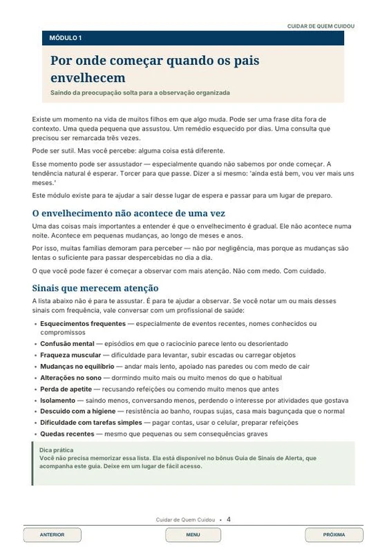 Módulo 1: por onde começar